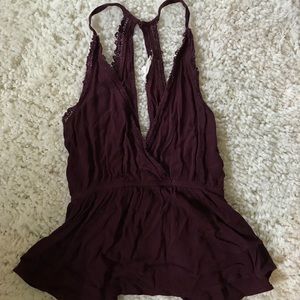 Pacsun maroon tank top